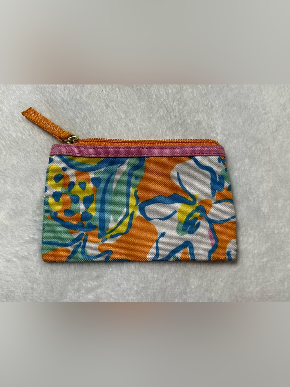 Estee Lauder “Lilly Pulitzer” floral coin purse, wallet, change purse